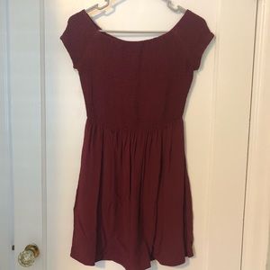 Maroon Dress
